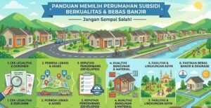 Cara pilih rumah subsidi beabs banjir